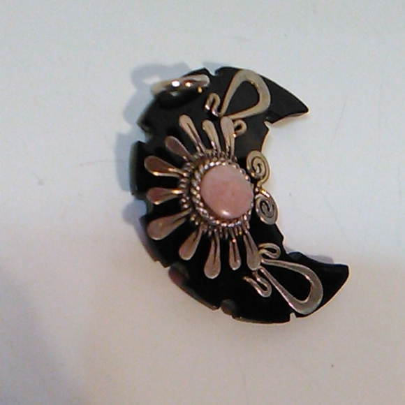 Nwot Black Halfmoon Charm - Picture 4 of 8